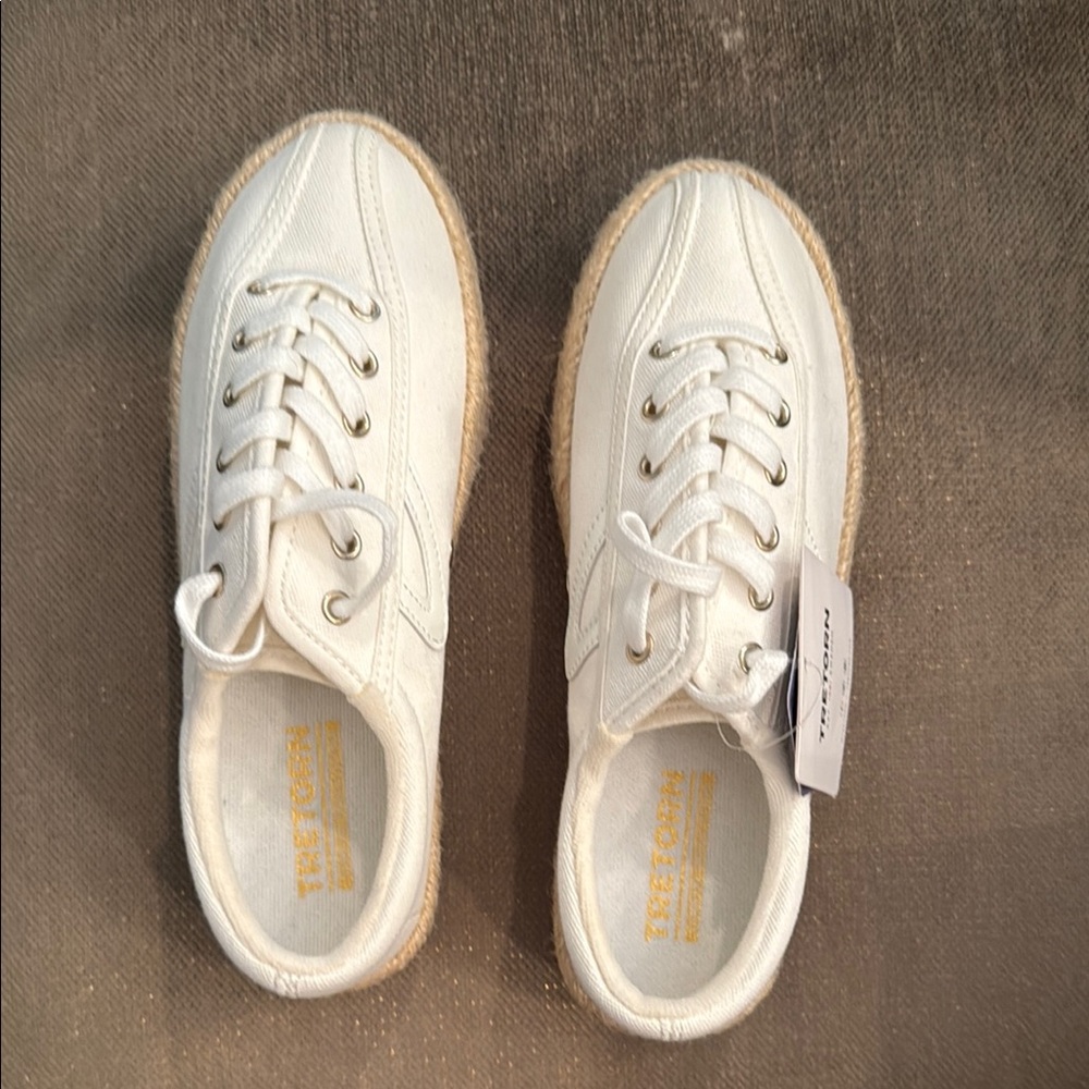 Tretorn White Espadrilles